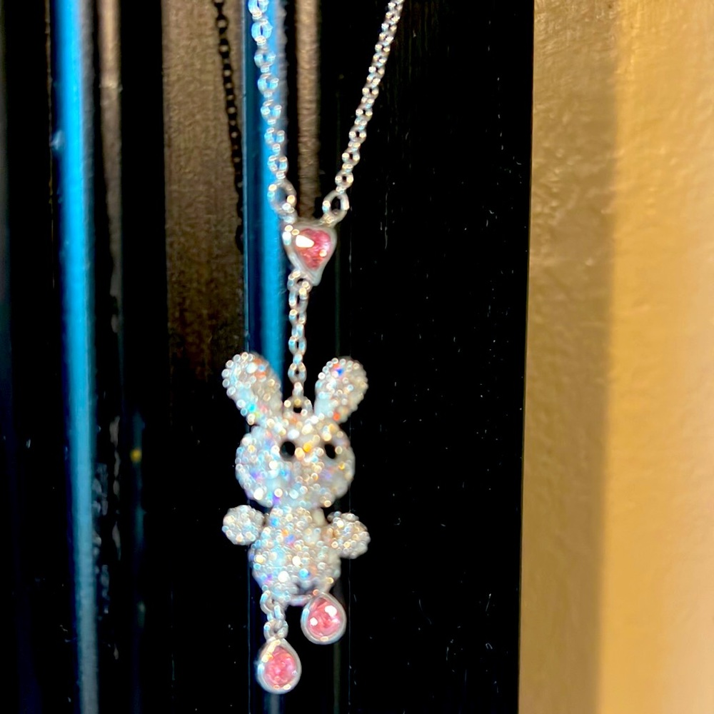 Whimsical bunny by Swarovski